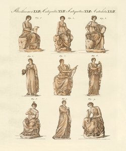 Divinités des Grecs et des Romains - German School