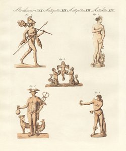 Divinités des Grecs et des Romains - German School