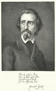 Emanuel Geibel, poète et dramaturge allemand (gravure)