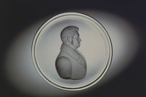 Portrait gravé par Dominick Biemann, Bohême, 1834 - German School