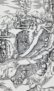 Gravure de De re metallica