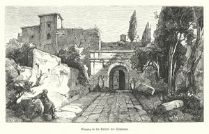 Entrée du Tombeau des Scipions, Rome - German School