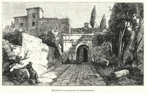 Entrée du Tombeau des Scipions, Rome - German School
