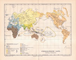 Carte ethnographique du monde