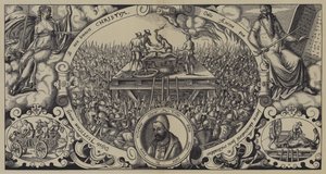 Exécution de Lippold ben Chluchim, Maître de la Monnaie de Brandebourg, Berlin, 28 janvier 1573 - German School
