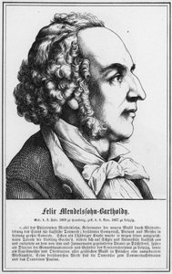 Felix Mendelssohn-Bartholdy (gravure) - German School