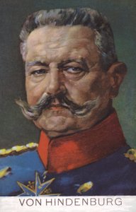 Maréchal Paul von Hindenburg, commandant de l