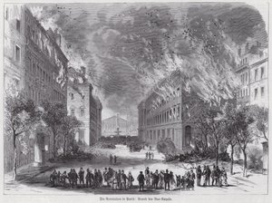 Incendies dans la Rue Royale, Commune de Paris