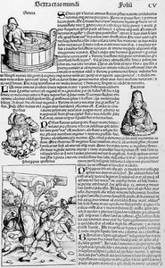 Folio CV, du Liber Chronicarum par Hartmann Schedel (1440-1514) 1493