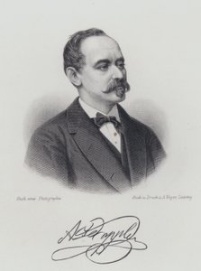 Franz Doppler, flûtiste et compositeur autrichien (gravure) - German School