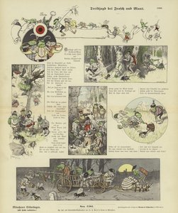 Les grenouilles et les souris vont à la chasse