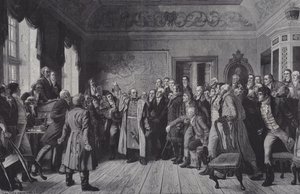Discours du général Yorck aux États de Prusse-Orientale à Königsberg, 5 février 1813 - German School