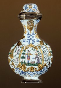 Art allemand : Flacon de parfum du XVIIIe siècle