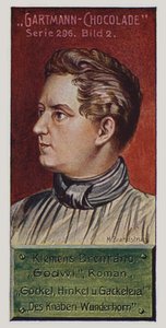Romantiques allemands : Klemens Brentano (lithographie couleur)