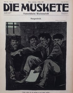 Journal de comédie allemand Die Muskete publié en 1907