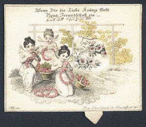 Carte de vœux allemande