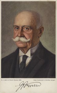 Graf Ferdinand von Zeppelin, concepteur et constructeur de dirigeables allemand - German School
