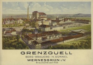 Brasserie Grenzquell, Wernesgrün, Saxe, Allemagne