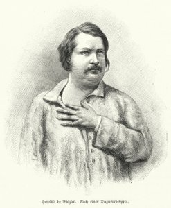 Honoré de Balzac, romancier et dramaturge français - German School