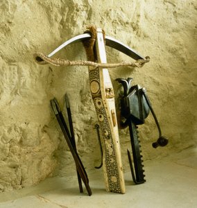 Arbalète de chasse appartenant au Landgrave de Moritz, vers 1600 - German School