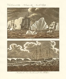 Champs de glace et îles de glace