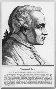Immanuel Kant (gravure) - German School