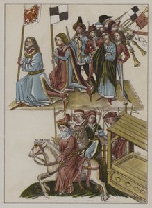 Investiture de Frédéric Ier de la maison de Hohenzollern comme Électeur de Brandebourg au Conseil de Constance - German School