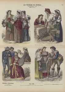 Costumes italiens, fin du XIXe siècle
