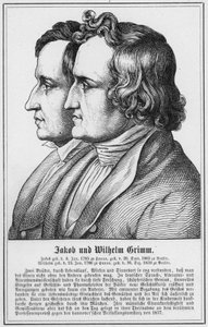 Jacob et Wilhelm Grimm (gravure) - German School