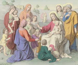 Jésus bénissant les enfants