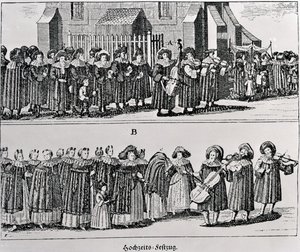 Procession de carnaval juif