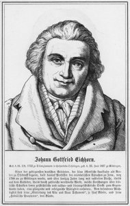 Johann Gottfried Eichhorn - German School