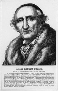 Johann Gottfried Schadow (gravure) - German School