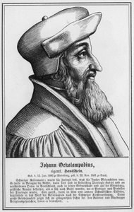 Johann Oekolampadius (gravure)
