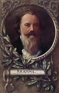Johannes Brahms, compositeur et pianiste allemand - German School