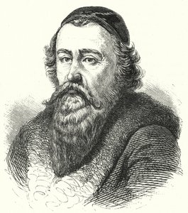 John Amos Comenius, philosophe et théologien morave (gravure) - German School