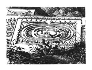Labyrinthe à Heidelberg, Hortus Palatinus - German School