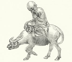 Laozi, ancien philosophe chinois - German School