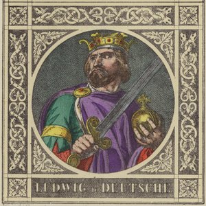 Ludwig D Deutsche, 840-876 - German School