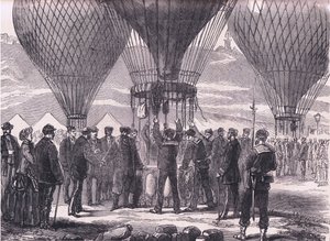 M. Gambetta partant pour Tours, Histoire de la guerre entre la France et l