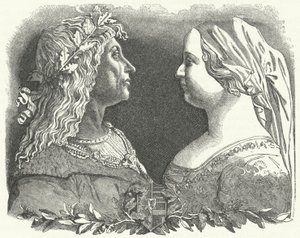 Mathias Corvin, roi de Hongrie, et sa reine, Béatrice de Naples