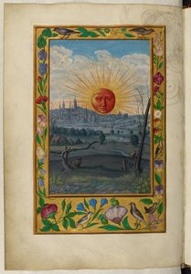 Soleil avec visage humain se levant, le Cinquième Traité, de 