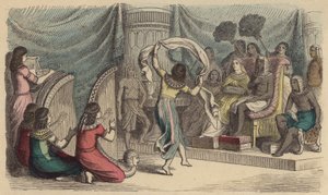 Musiciens et danseurs se produisant devant le Pharaon dans l