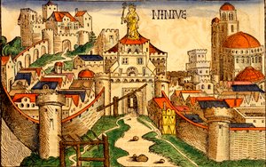 Ninive, du Liber Chronicarum par Hartmann Schedel, 1493