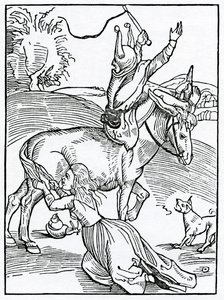 De grande colère, procédant de petite occasion, illustration de la traduction anglaise d