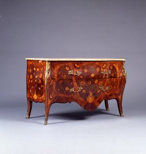 Une des Deux Commodes en Marqueterie et Parqueterie, c.1765 - German School