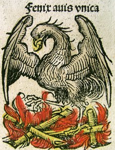 Phénix, publié dans la Chronique de Nuremberg, 1493