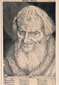 Portrait de Hans Sachs - German School