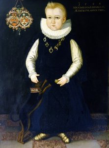 Portrait de Maximilian Eisenreich, 3 ans - German School