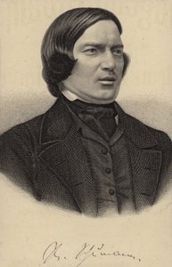 Portrait de Robert Schumann - German School